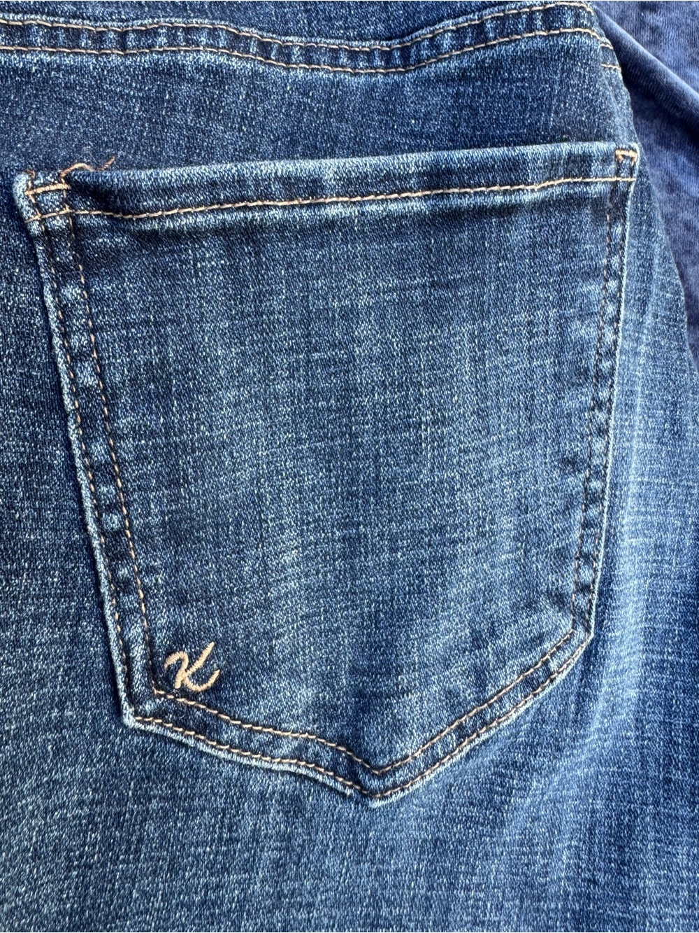 Kut from the Kloth Dark Wash Cropped Jeans worn once & washed. - Picture 12 of 16